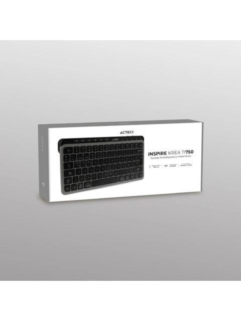 TECLADO ACTECK INSPIRE KREA TI750 65% INALAMBRICO RF INALAMBRICO-BLUETOOTH GRIS ESPANOL - Image 5