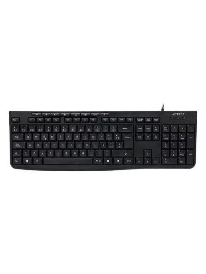 TECLADO ACTECK INSPIRE PRIME TA222 ALAMBRICO USB NEGRO ESPANOL
