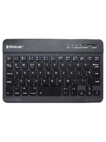 TECLADO BROBOTIX 6006436 INALAMBRICO BLUETOOTH NEGRO (ESPANOL)