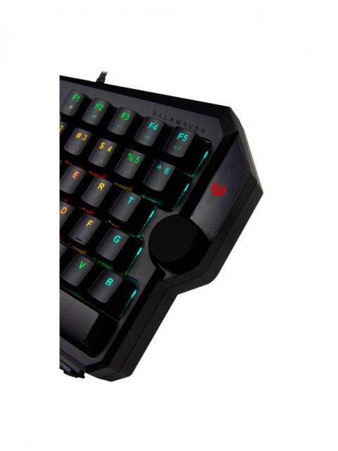TECLADO GAMER BALAM RUSH DOMINATE GK540 RGB UNA MANO TECLADO MECANICO SWITCH BLUE ALAMBRICO NEGRO (ESPANOL) - Image 7