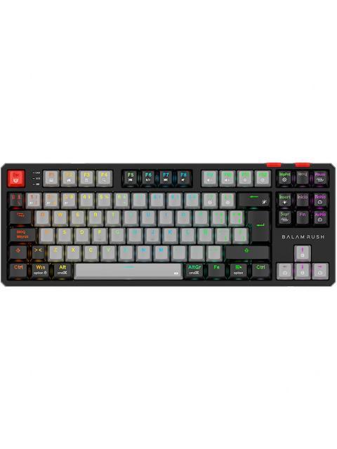 TECLADO GAMER BALAM RUSH LEVEL PRO GK990 LED RGB TKL TECLADO MECANICO OPTICO INALAMBRICO RF INALAMBRICO-BLUETOOTH NEGRO ESPANOL