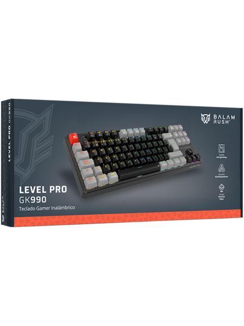 TECLADO GAMER BALAM RUSH LEVEL PRO GK990 LED RGB TKL TECLADO MECANICO OUTEMU RED INALAMBRICO RF INALAMBRICO-BLUETOOTH NEGRO ESPANOL - Image 5