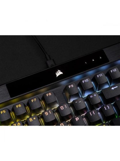 TECLADO GAMER CORSAIR K70 RGB PRO LED RGB TECLADO MECANICO CHERRY MX RED ALAMBRICO USB NEGRO INGLES - Image 8