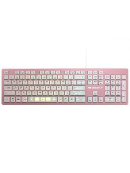 TECLADO GAMER COUGAR VANTAR AX RGB SWITCH TIJERA ALAMBRICO ROSA (INGLES)