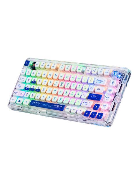 TECLADO GAMER GAME FACTOR KBG800 RGB 60% TECLADO MECANICO SWITCH GRAY INALAMBRICO BLANCO (ESPANOL) - Image 7