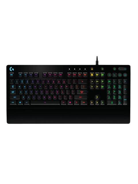 TECLADO GAMER LOGITECH G213 PRODIGY LED RGB ALAMBRICO NEGRO (INGLES)