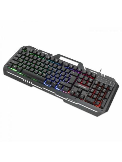 TECLADO GAMER MANHATTAN 180610 RGB ALAMBRICO NEGRO (ESPANOL)