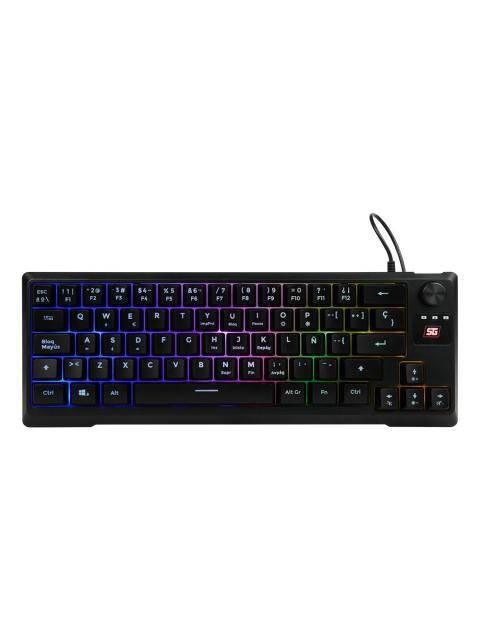 TECLADO GAMER VORAGO START THE GAME KB-506 RGB ALAMBRICO NEGRO (ESPANOL)
