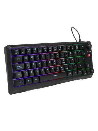 TECLADO GAMER VORAGO START THE GAME KB-506 RGB ALAMBRICO NEGRO (ESPANOL) - Image 2