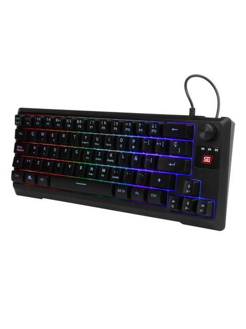 TECLADO GAMER VORAGO START THE GAME KB-506 RGB ALAMBRICO NEGRO (ESPANOL) - Image 3