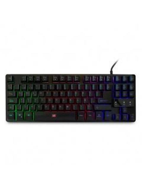 TECLADO GAMER VORAGO START THE GAME RGB ALAMBRICO NEGRO (ESPANOL)