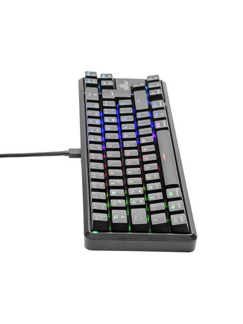 TECLADO GAMER YEYIAN AKIL S3500 LED RGB TECLADO MECANICO OUTEMU BLUE INALAMBRICO USB-BLUETOOTH NEGRO ESPANOL - Image 6