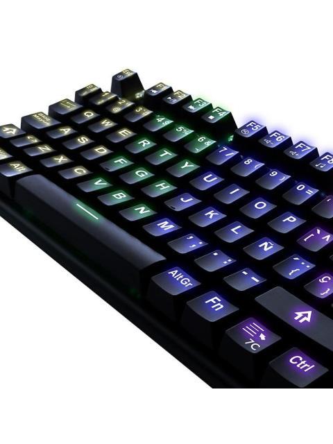 TECLADO GAMER YEYIAN SPARK SERIE 2000 RGB TECLADO MECANICO OUTEMU BLUE ALAMBRICO NEGRO (ESPANOL) - Image 4