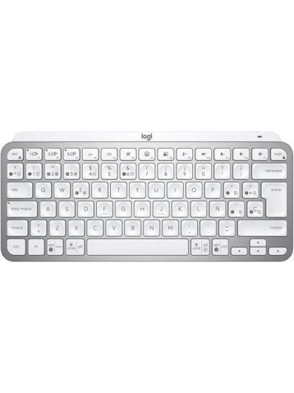 TECLADO LOGITECH MX KEYS MINI INALAMBRICO RF WIRELESS-BLUETOOTH BLANCO (ESPANOL)
