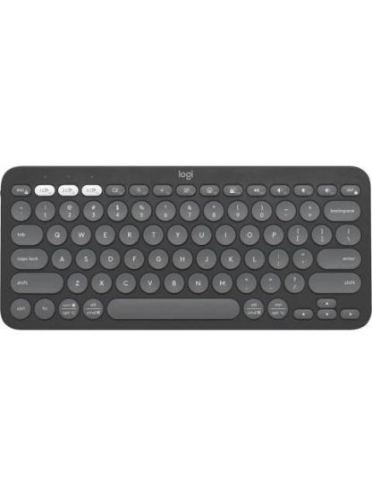 TECLADO LOGITECH PEBBLE KEYS 2 K380S 60% INALAMBRICO BLUETOOTH GRAFITO (ESPANOL)