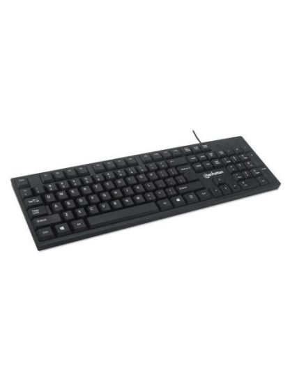 TECLADO MANHATTAN 179324 ALAMBRICO USB NEGRO INGLES - Image 2