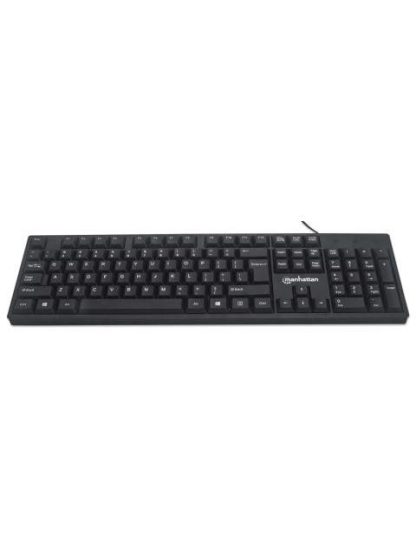 TECLADO MANHATTAN 179324 ALAMBRICO USB NEGRO INGLES - Image 4