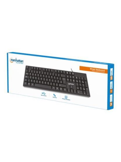 TECLADO MANHATTAN 179324 ALAMBRICO USB NEGRO INGLES - Image 8