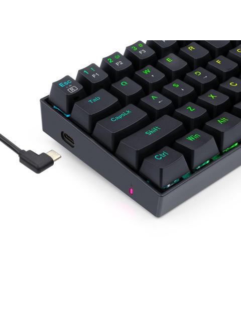 TECLADO MECANICO REDRAGON DRAGONBORN K630RGB BROWN INGLES NEGRO RGB - Image 8