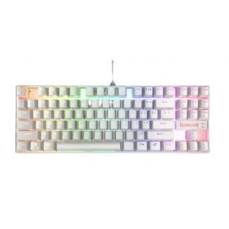 TECLADO MECANICO REDRAGON KUMARA WHITE RGB ESPANOL BLANCO RGB