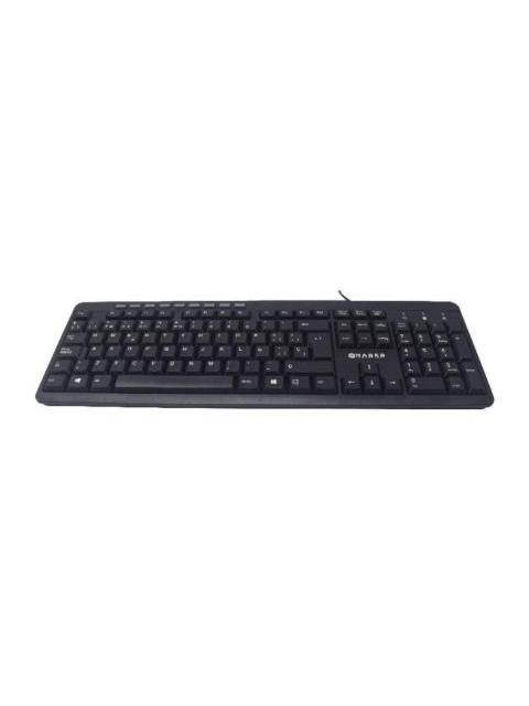 TECLADO MULTIMEDIA NACEB TECHNOLOGY NA0109 ESTANDAR NEGRO ALAMBRICO