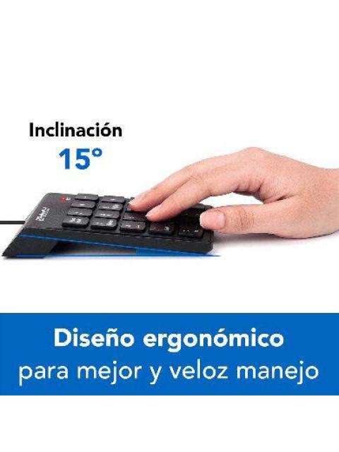 BROBOTIX TECLADO NUMERICO 963234 ALAMBRICO USB NEGRO - Image 7