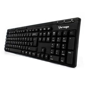TECLADO VORAGO KB202 USB ALAMBRICO NEGRO