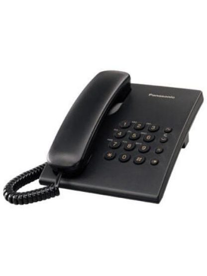 TELEFONO ANALOGICO PANASONIC KXTS500MEB ANALOGICA ESCRITORIO-PARED NEGRO