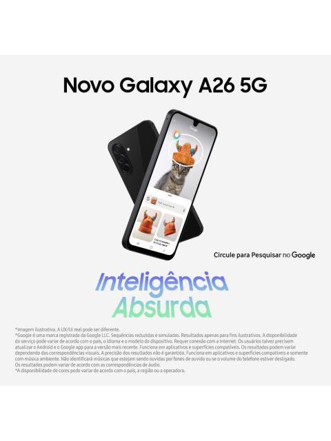 TELEFONO CELULAR SAMSUNG GALAXY A26 5G 256 GB 8 GB DE RAM CAMARA DE 50 MP IP67 PANTALLA SUPER AMOLED 6.7 NFC - NEGRO - Image 7