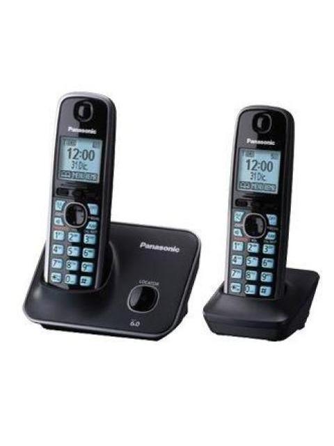 TELEFONO INALAMBRICO PANASONIC KXTG4112MEB ESCRITORIO NEGRO SI SI LCD