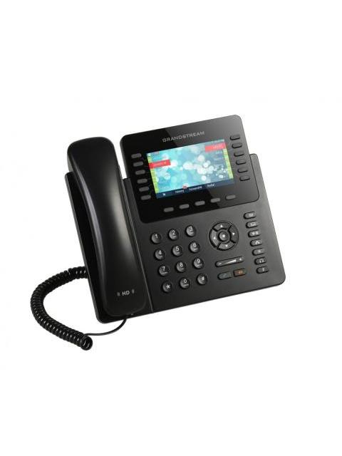 TELEFONO IP DE 12 LINEAS CON 6 CUENTAS SIP GIGABIT CON POE CONFERENCIA DE 5 VIAS SIP BLUETOOTH INCLUYE SU FUENTE DE ALIMENTACION