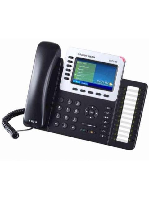 TELEFONO IP DE 6 LINEAS CON 6 CUENTAS SIP GIGABIT CON POE CONFERENCIA DE 5 VIAS SIP BLUETOOTH INCLUYE SU FUENTE DE ALIMENTACION