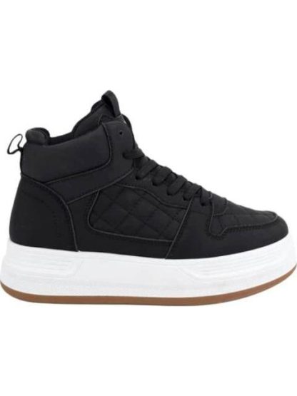TENIS BOTA CON PLATAFORMA NEGRO BELINDA PEREGRIN