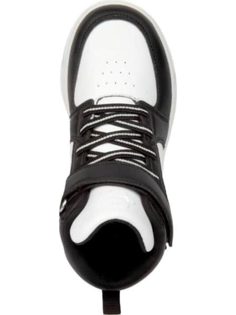 TENIS BOTA ESCOLAR BLANCO/NEGRO CHARLY - Image 3