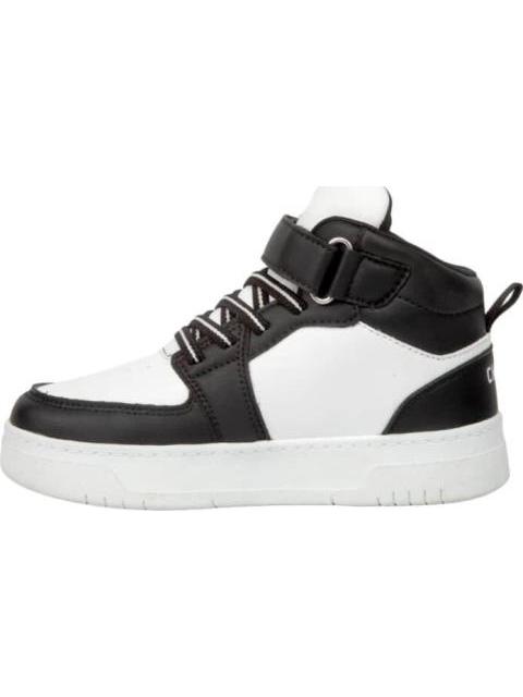 TENIS BOTA ESCOLAR BLANCO/NEGRO CHARLY - Image 5