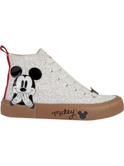 TENIS BOTA MICKEY BLANCO MICKEY MOUSE