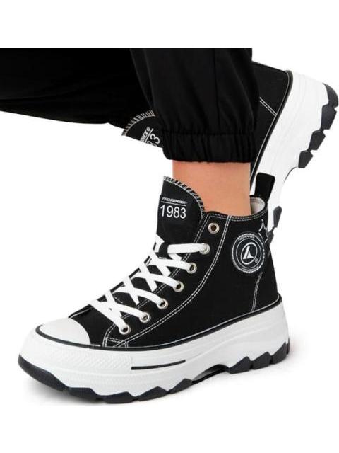 TENIS BOTA SUELA CHUNKY NEGRO PROKENNEX