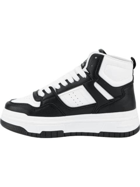 TENIS CASUAL BOTA PLATAFORMA BICOLOR BLANCO/NEGRO NEXT CO - Image 5