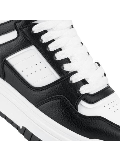 TENIS CASUAL BOTA PLATAFORMA BICOLOR BLANCO/NEGRO NEXT CO - Image 6