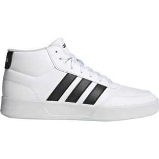 TENIS CASUAL BREAKNET MID BLANCO/NEGRO ADIDAS