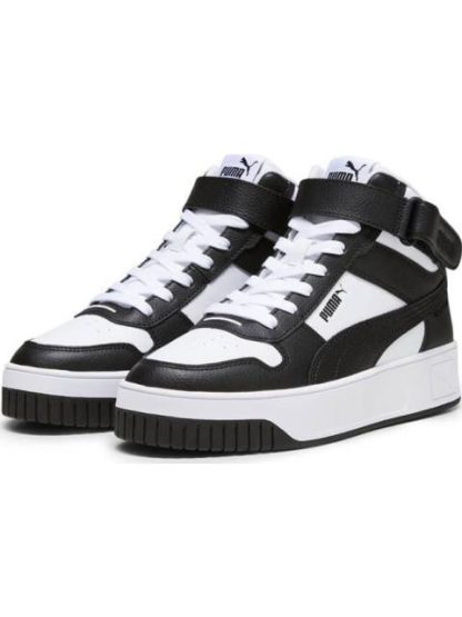 TENIS CASUAL CARINA STREET MID BLANCO/NEGRO PUMA - Image 2