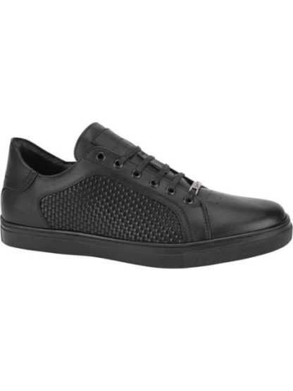 TENIS CASUAL CASUAL AGUJETA NEGRO MICHEL DOMIT - Image 2