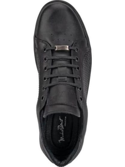 TENIS CASUAL CASUAL AGUJETA NEGRO MICHEL DOMIT - Image 3