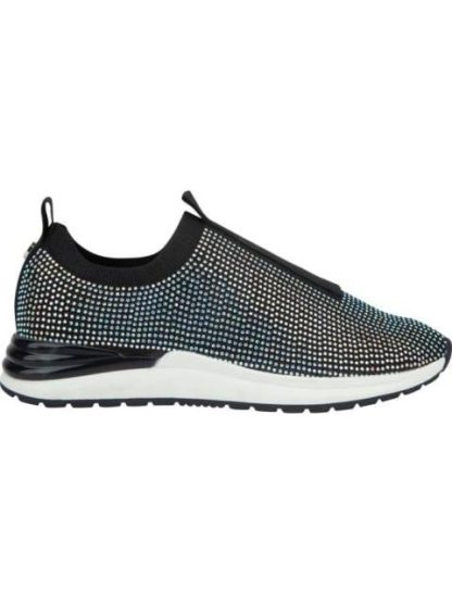 TENIS CASUAL CON BRILLOS NEGRO THALIA SODI