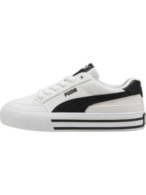TENIS CASUAL COURT CLASSIC VULC FS JR BLANCO/NEGRO PUMA