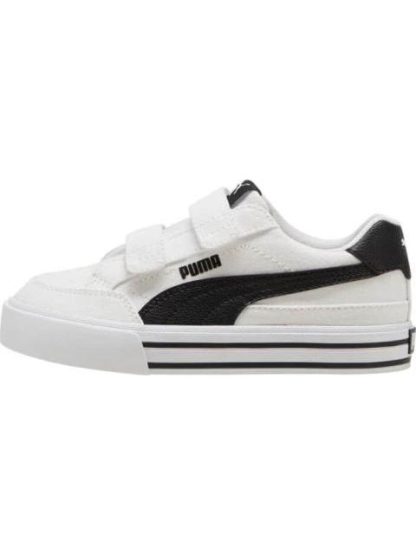 TENIS CASUAL COURT CLASSIC VULC PS BLANCO/NEGRO PUMA