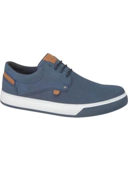 TENIS CASUAL NOBUCK AZUL MARINO MIRAGE - Image 2