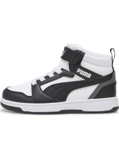 TENIS CASUAL REBOUND V6 MID AC PS BLANCO/NEGRO PUMA