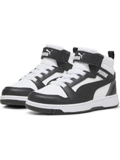 TENIS CASUAL REBOUND V6 MID AC PS BLANCO/NEGRO PUMA - Image 2
