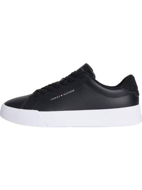 TENIS CASUAL TH COURT LTH DETAIL ESS NEGRO TOMMY HILFIGER